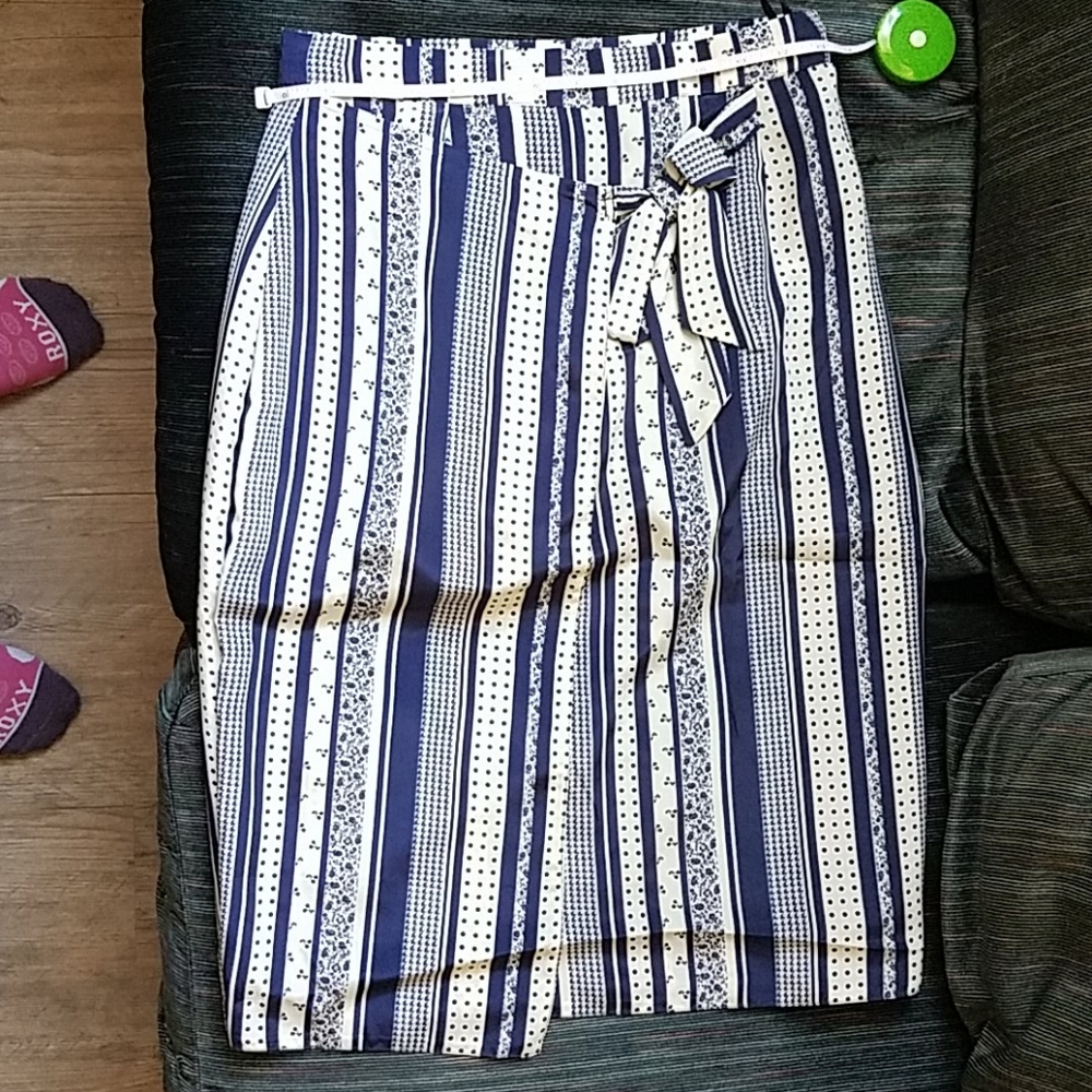 Custom made silk skirt